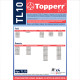 TL 10 Topperr Пылесборник синтетический для пылесоса Tefal, Rowenta (ZR200540,..720,..940) 4 шт. 1428