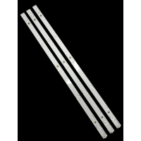 XY-658 LED подсветка. T0T-28B2550-3030C-5S1P 523mm 5led 3pcs/set 6V1W
