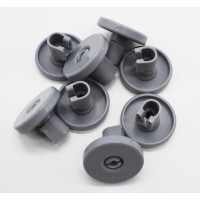 1-36-3 | DWB902ZN Комплект роликов корзины ПММ 8шт. Electrolux, Zanussi, AEG 50286965004 50269971003
