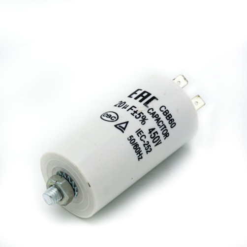 1-0-9 | CAP526UN *Конденсатор  CAP 20 мф 450V, х60200 CBB60