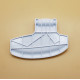 4-12-39 | 41018443 Ручка стиральной машины candy (Door handle assembly), зам. DHL013CY, 43000463, 41